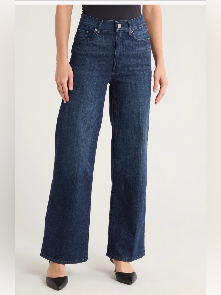 Frame Denim Women’s Le Slim Palazzo High-Rise Jeans